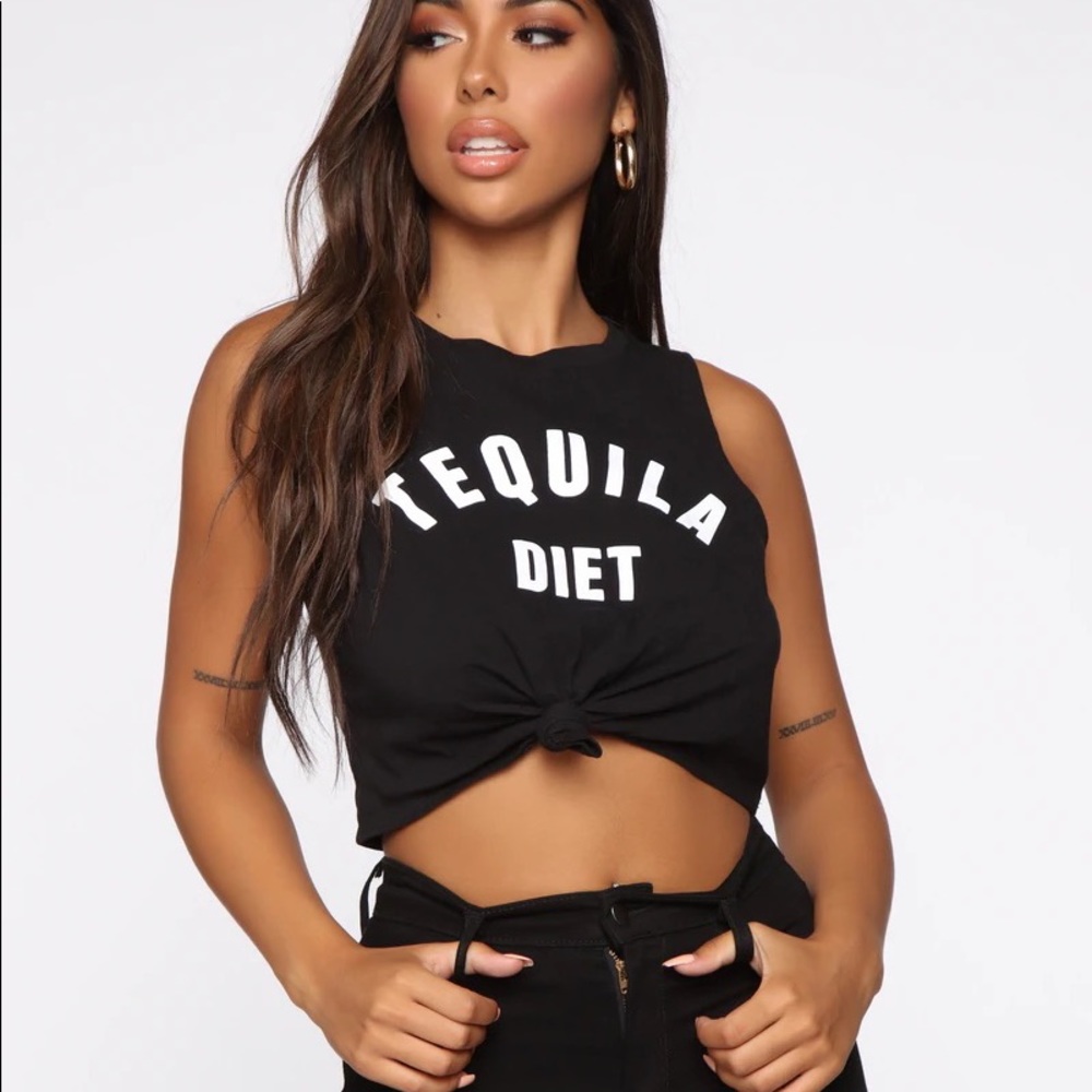 Fashion Nova Tequila Diet Tank Top